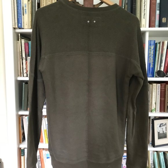 T by Alexander Wang Sweatshirt in Military Green - Picture 5 of 8